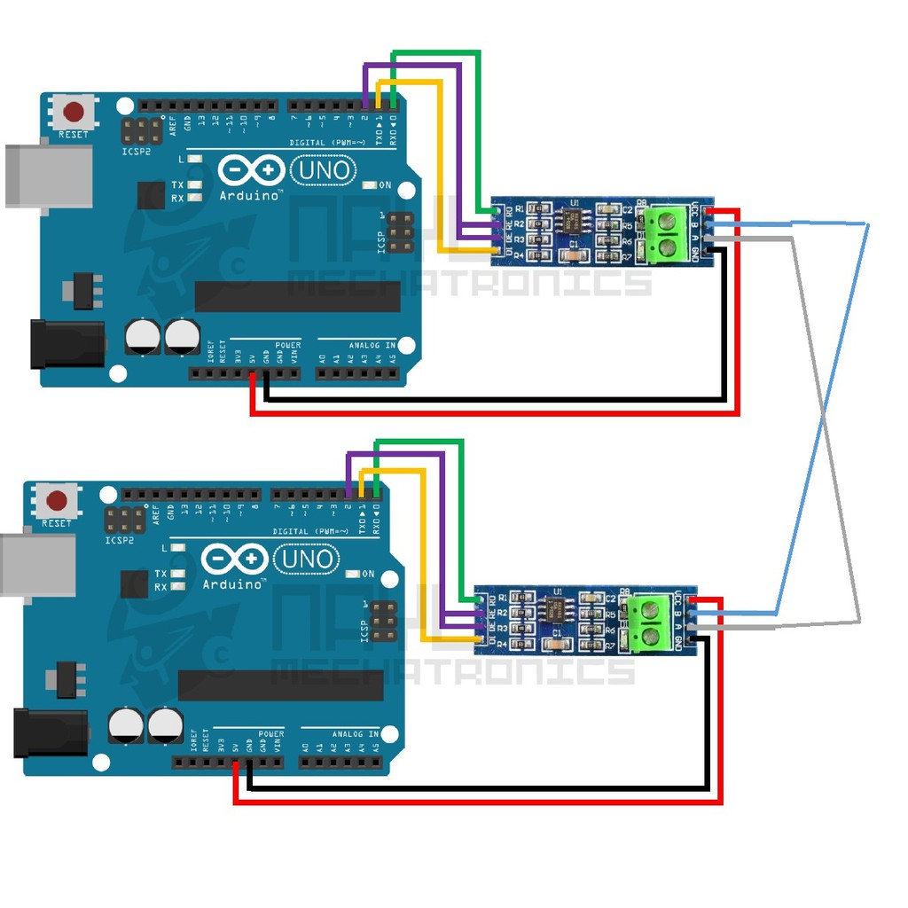 Mạch Chuyển Giao Tiếp UART TTL To RS485