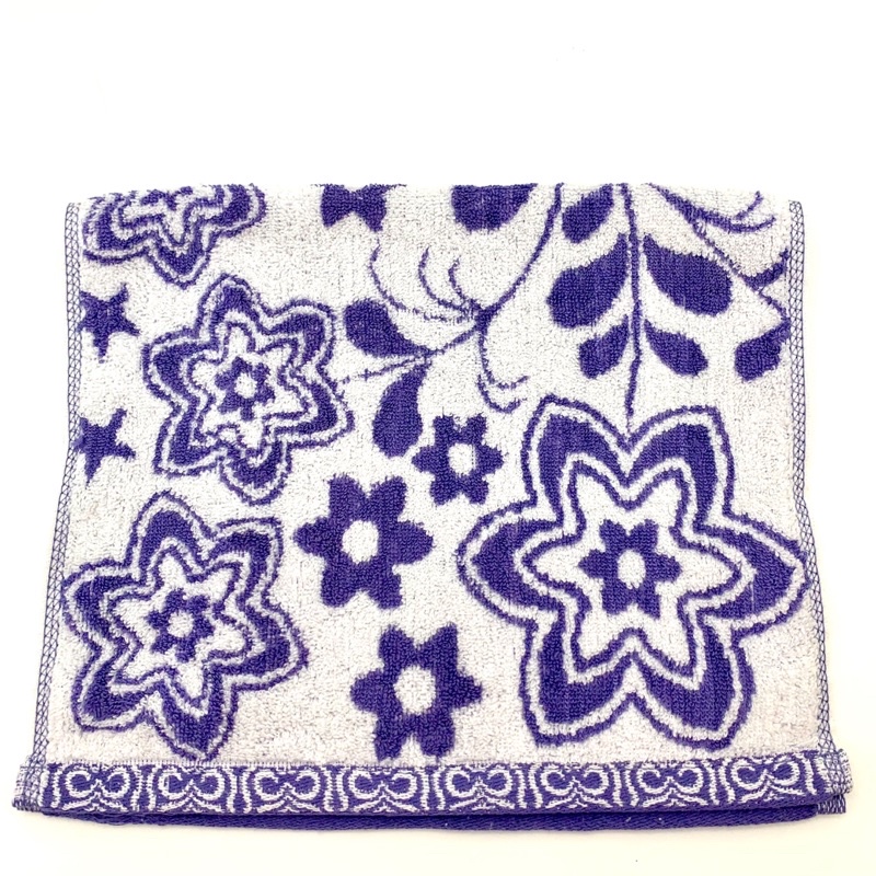Khăn Mặt KIBA Họa Tiết Hoa Sao Xinh Xắn Cỡ To 32x49cm, Chất Cotton Dày Dặn, Êm, Mềm, Thấm Hút Tốt