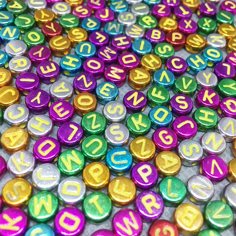 Set 100 Hạt Xỏ Vòng Tay Nhiều Màu Sắc Xinh Xắn