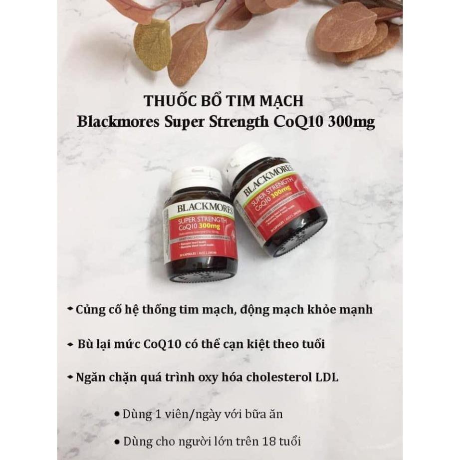 Bổ tim CoQ10 Blackmores của Úc 300mg hàm lượng cao | Thế Giới Skin Care