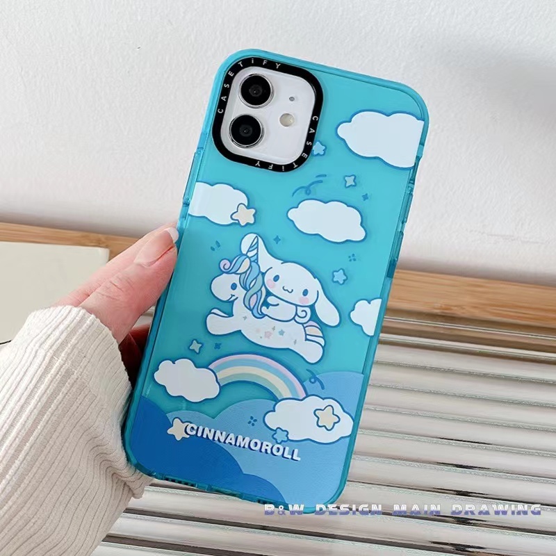 Ốp Điện Thoại Silicon Mềm Trong Suốt Chống Sốc In Hình Sanrio Cho iPhone 14 13 12 11 Pro MAX X XS MAX XR 6 6s 7 8 Plus