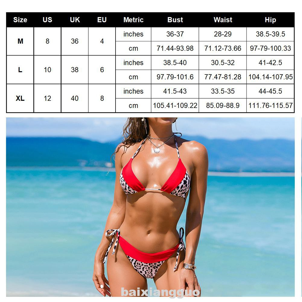 Mềm Bộ Bikini Hai Mảnh Họa Tiết Da Báo Thời Trang Cho Nữ | BigBuy360 - bigbuy360.vn
