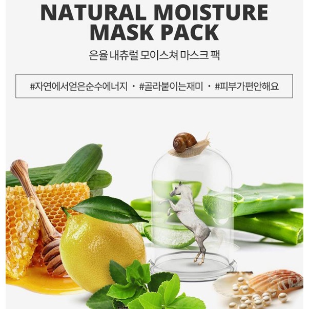 [Hàng mới về] Mặt nạ EUNYUL Hàn Quốc thành phần từ tự nhiên 10 loại khác nhau 22ml