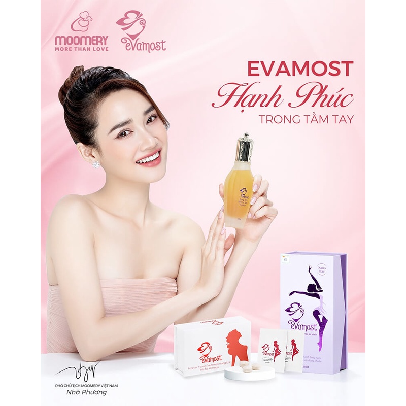 (CHính hãng nguyên tem) Dung dịch vệ sinh phụ nữ Evamost 120ml