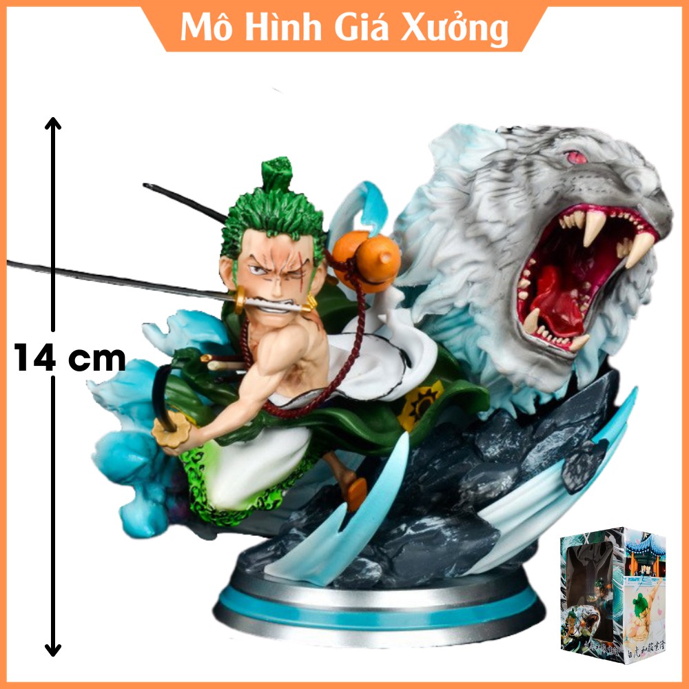 Mô hình Figure Roronoa Zoro 3000 Thế Giới Cao 14 cm - Trạng Thái Chiến Đấu - Figure Tượng One Piece