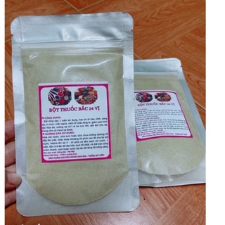 Bột Thuôc Bắc 24vị 100gr tắm là trắng