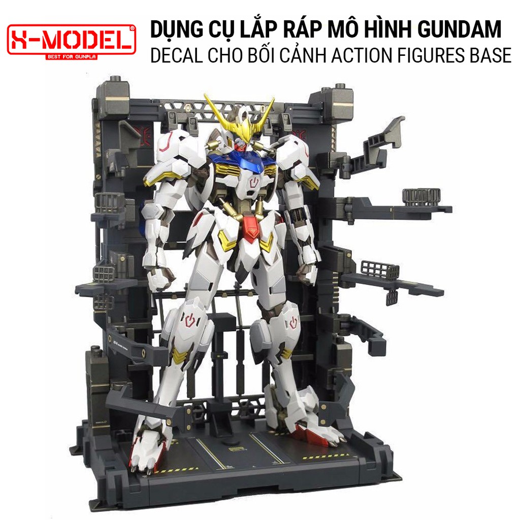 Decal cho bối cảnh  TY01 Smal; TY02 Large cho Figure Base Action Base, dụng cụ lắp ráp mô hình gundam XMODEL