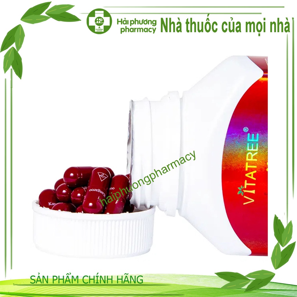 VITATREE - Viên Uống Tăng Cường Sinh Lý Nam Giới Essence Of Kangaroo 40000 Max - 100 Viên