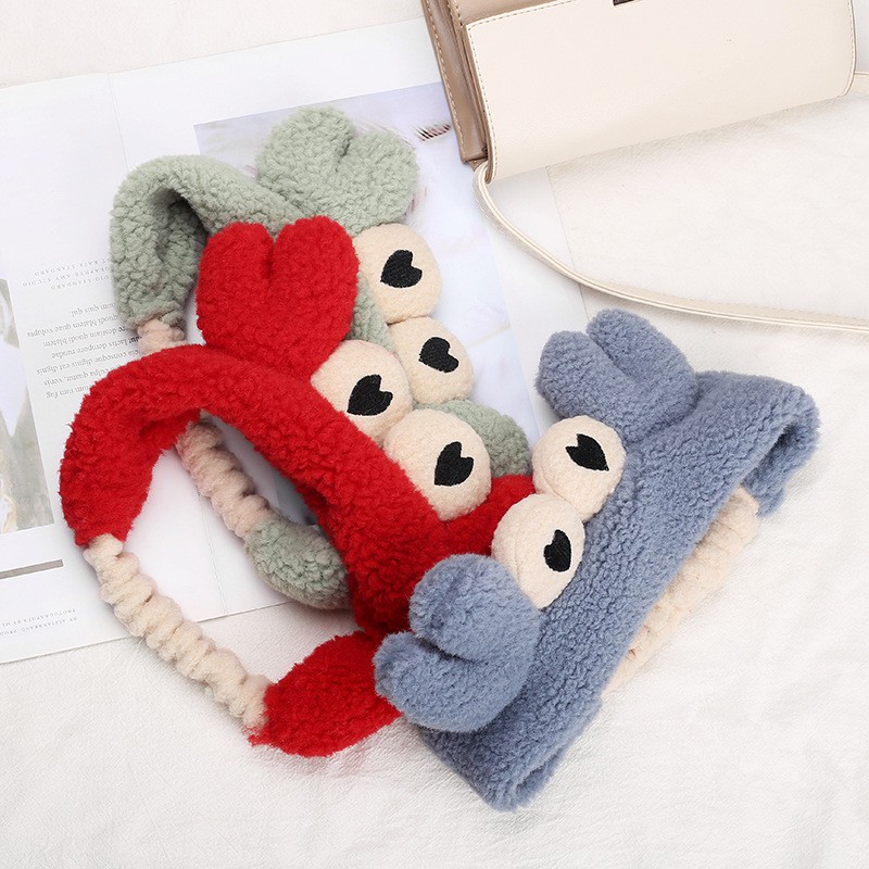 Băng Đô Cài Tóc Hình Chú Cua Đáng Yêu