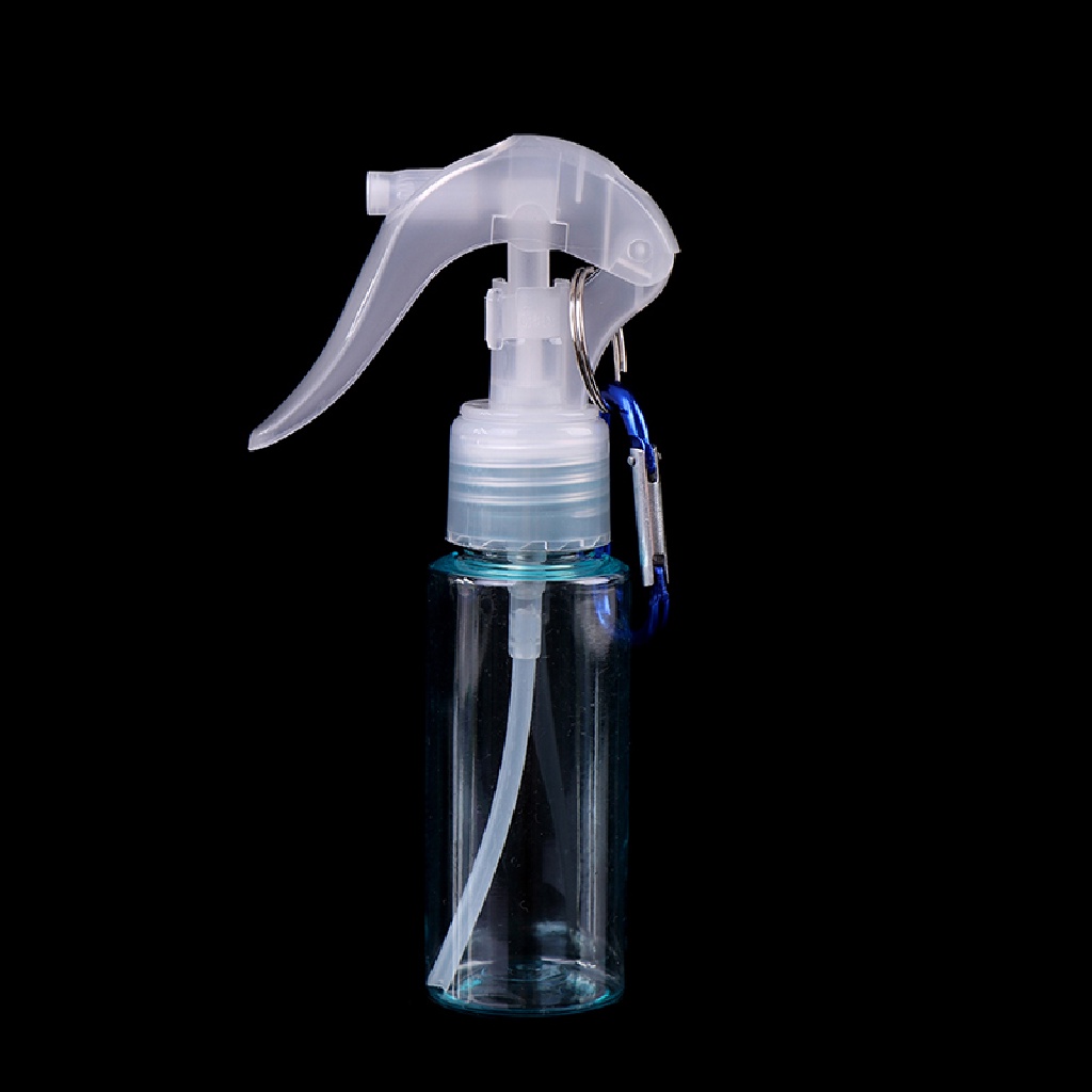 Bình Xịt Nước Bằng Nhựa Trong Suốt Có Móc Khóa Carabiner