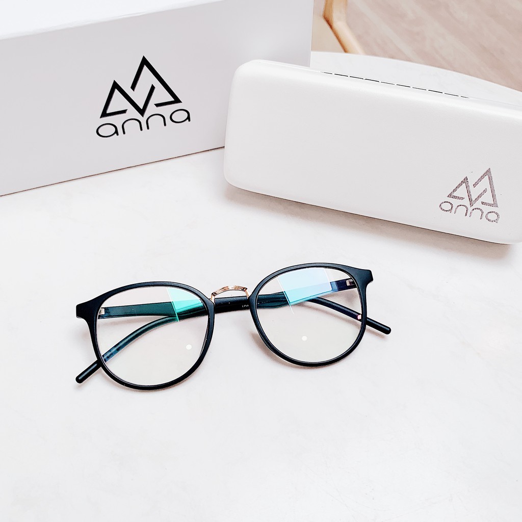 Gọng kính mắt thời trang nữ ANNA nam nữ dáng tròn gọng nhựa dẻo 170HQ003 | BigBuy360 - bigbuy360.vn
