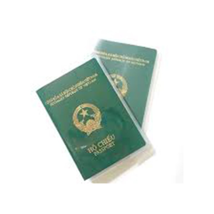 Vỏ bọc hộ chiếu bao đựng passport dạng trong suốt chống thấm tiện ích F222SPAZ