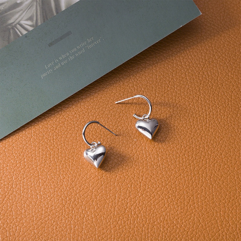 Bông Tai Hình Trái Tim Đơn Giản Thời Trang Dành Cho Nữ