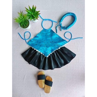 Set yếm nhọn kèm mấn cưng xỉu