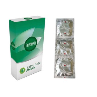 Bao cao su siêu mỏng + kéo dài thời gian quan hệ Tâm Thiện Chí hộp 12 cái
