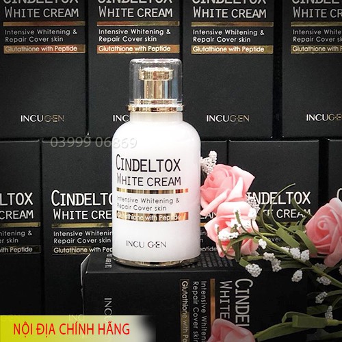 KEM DƯỠNG TRẮNG DA /Kem Truyền trắng Cindel Tox White Cream Chính Hãng Hàn Quốc