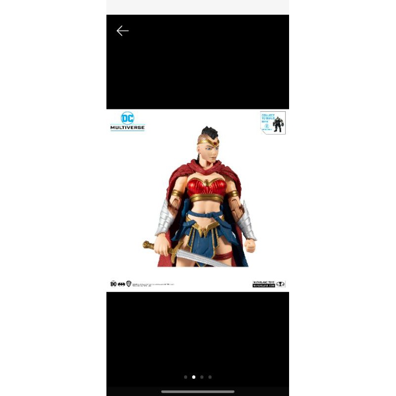 Mô hình nhân vật Wonder Woman (McFarlane) không baf