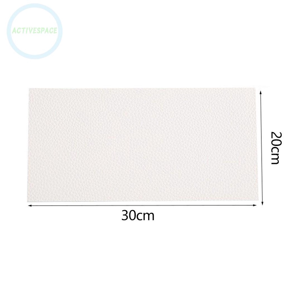 Miếng dán sửa chữa ghế sofa 20x30cm bằng da PU tự dính nhiều màu sắc tùy chọn