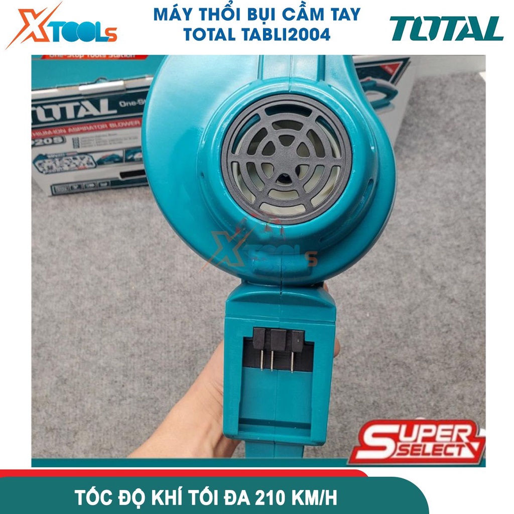 Máy thổi bụi cầm tay TOTAL TABLI2004 dùng pin lithium 20V, ống thổi có thể tháo rời không gồm pin sạc- CHÍNH HÃNG-XTOOLS