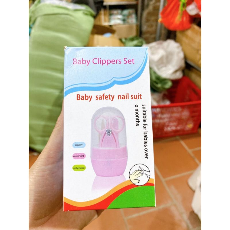 Bộ bấm móng tay cho trẻ sơ sinh 4 chi tiết