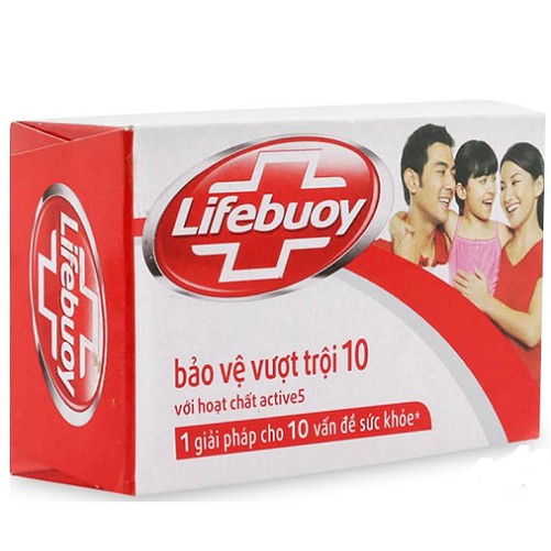 Xà phòng bánh lifebouy 90g mua 3 bánh tặng 1 tuyp KĐR 30g