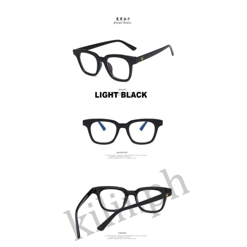 Mắt Kính Chống Bức Xạ Ánh Sáng Xanh Phong Cách Retro Cho Nam Và Nữ