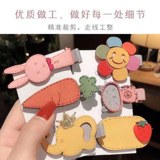 Sét 5 kẹp cài tóc cực yêu, cute hạt me
