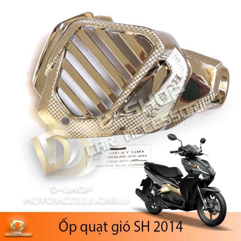Ốp quạt gió SH 2014 mạ Crom Hàng cao cấp