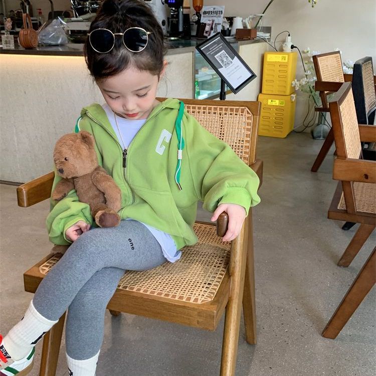 Quần Legging Dáng Bút Chì Co Giãn Thời Trang Mùa Thu 2022 Mới Cho Bé Gái