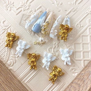 Charm thiên thần cổ điển, charm tượng thiên sứ trang trí móng
