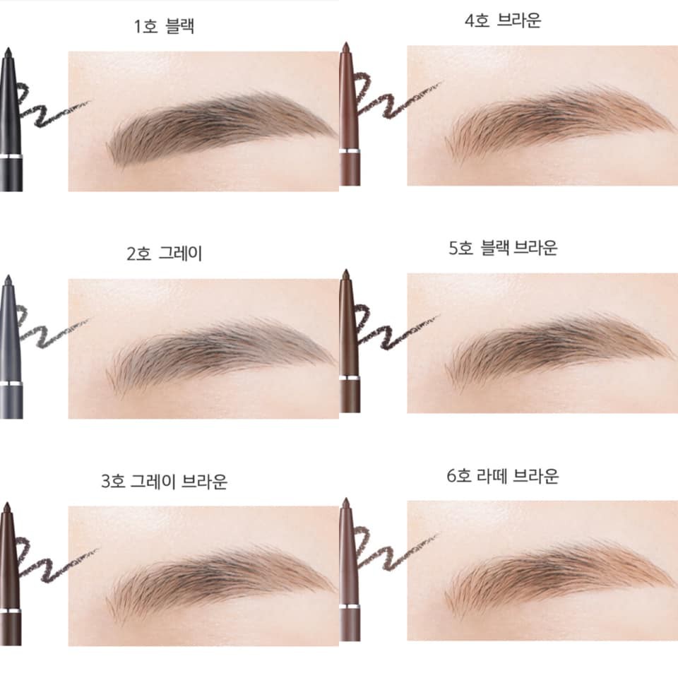 Chì kẻ mày đầu nhỏ Tonymoly Lovely EyeBrow Pencil (nhiều màu)