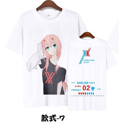 XẢ KHO 💥 Áo Thun Tay Lửng Anime Darling in the FranXX Nam Nữ!! | BigBuy360 - bigbuy360.vn