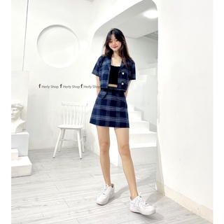 SET ÁO VEST CHÂN VÁY( hình shop tự chụp)