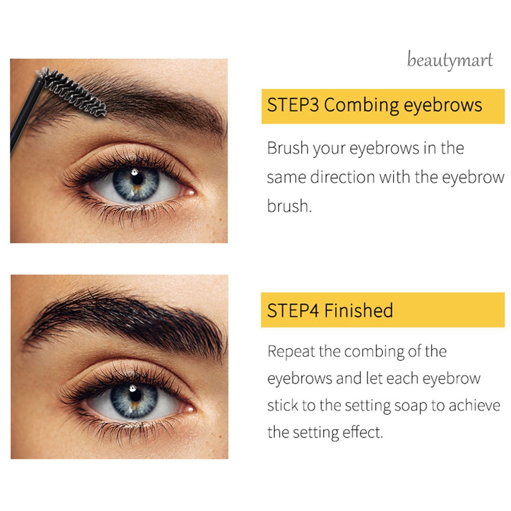 Sáp Định Hình Lông Mày Tổng Hợp Không Màu Lâu Trôi 10G Kèm Phụ Kiện