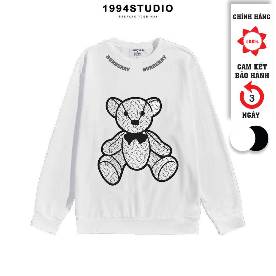 Áo Sweater BARBOSSA Gấu Bur bery Unisex - 1994 Studio