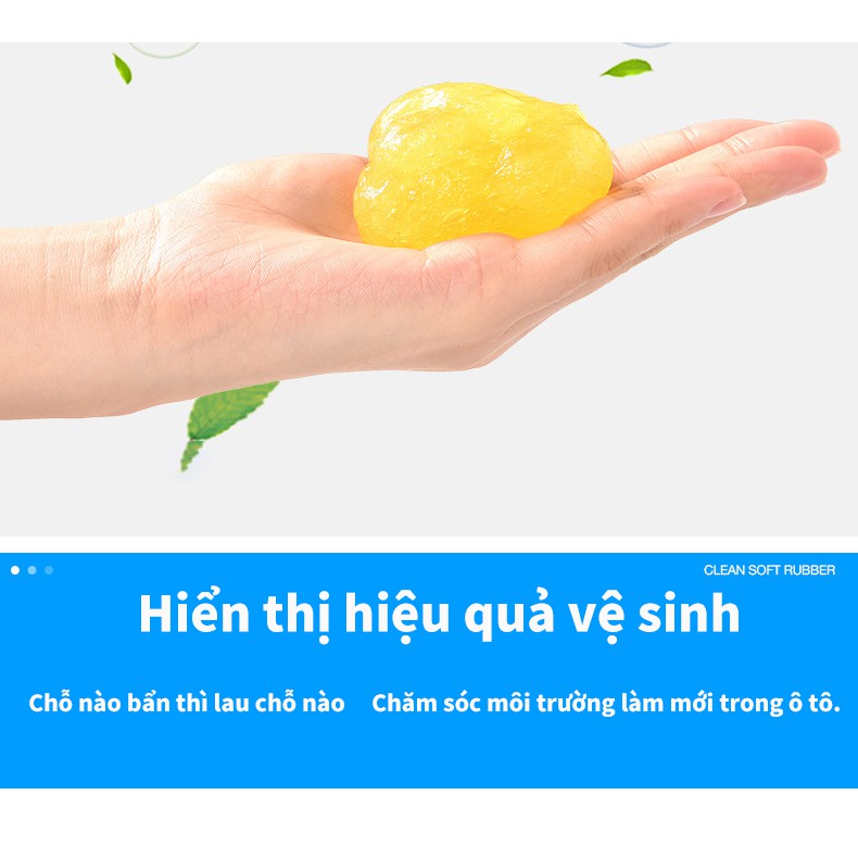 gel vệ sinh nội thất ô tô - gel lau dùng chung - văn phòng và gia đình, khử bụi