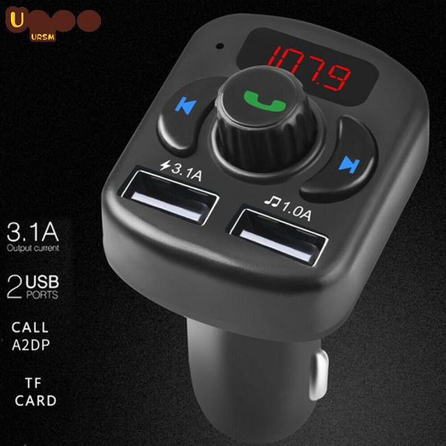 HOT Bluetooth In-car Wireless Fm Transmitter Mp3 Radio Adapter Car Kit 2 Usb Charger