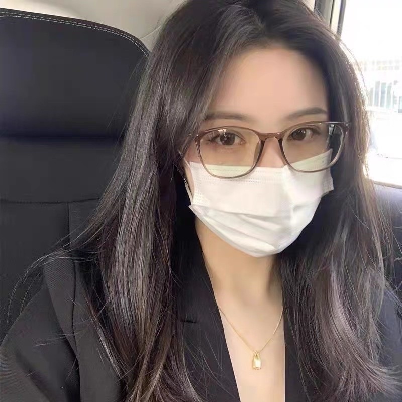 Kính giả cận, Gọng kính cận chống ánh sáng xanh, UV400  vuông bầu càng tăm dẻo hot new ulzzang 1889 Jolie eyewear