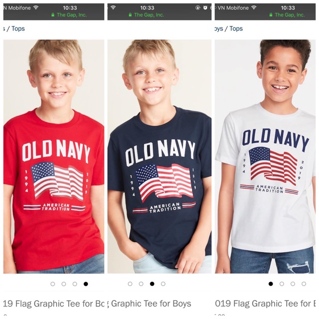 Áo bé trai Old Navy xuất xịn