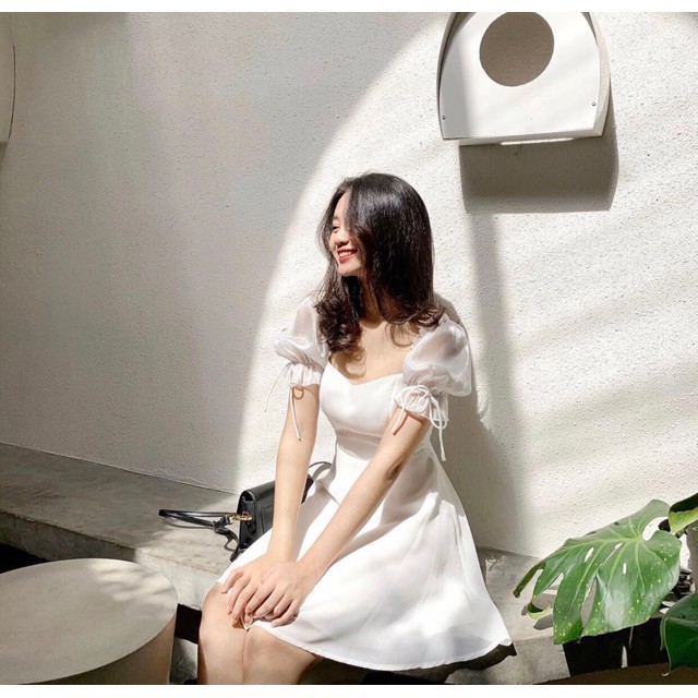 [VIDEO] Váy trắng công chúa ngắn tay - váy tiểu thư hàn quốc ( hình thật shop tự chụp ) | WebRaoVat - webraovat.net.vn