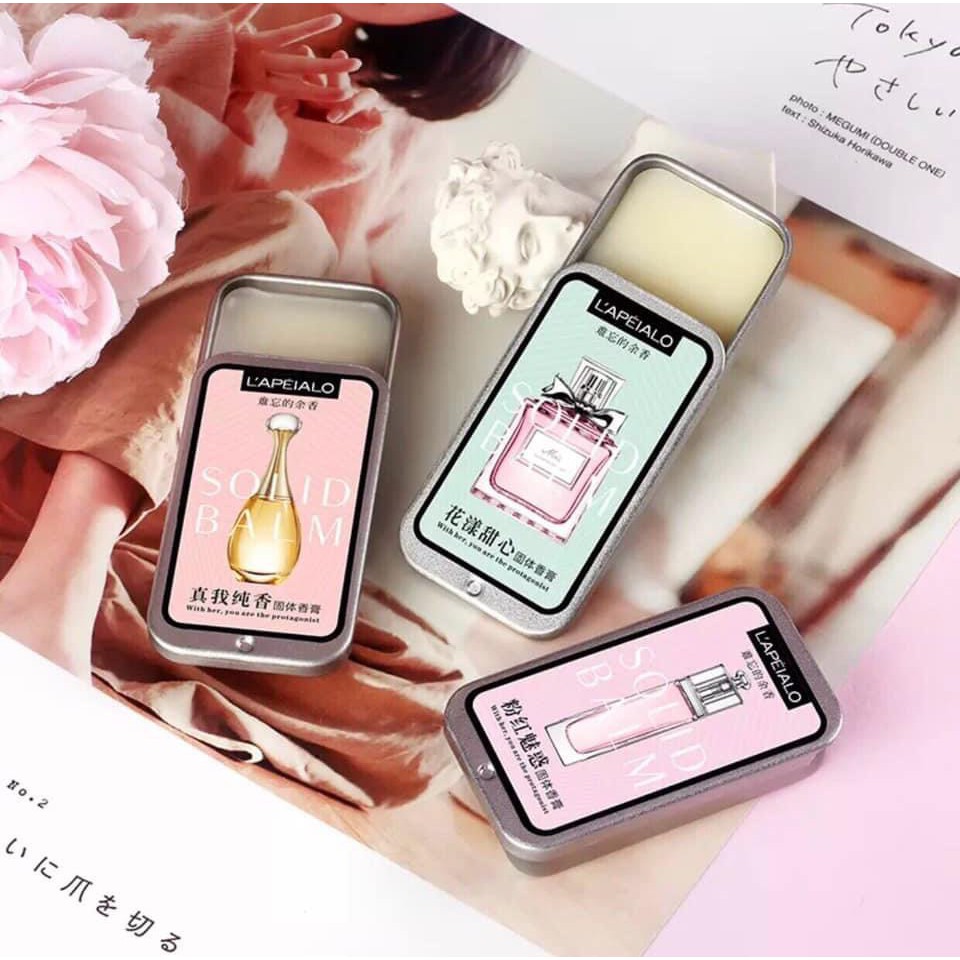 SET 3 Hộp Nước Hoa Khô Bỏ Túi 3 Mùi Hương L'apeialo