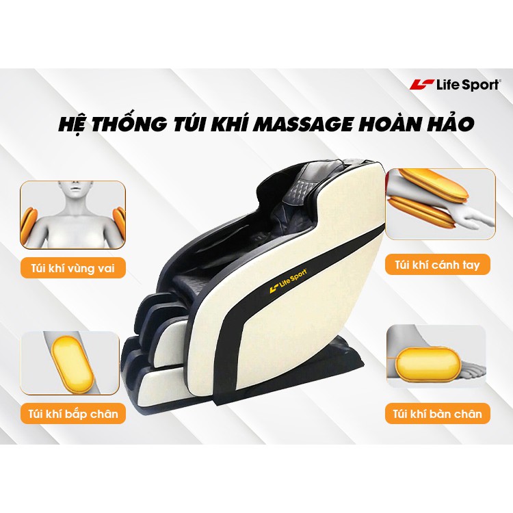 ghế massage LifeSport LS-1600 thương hiệu mỹ giá rẻ