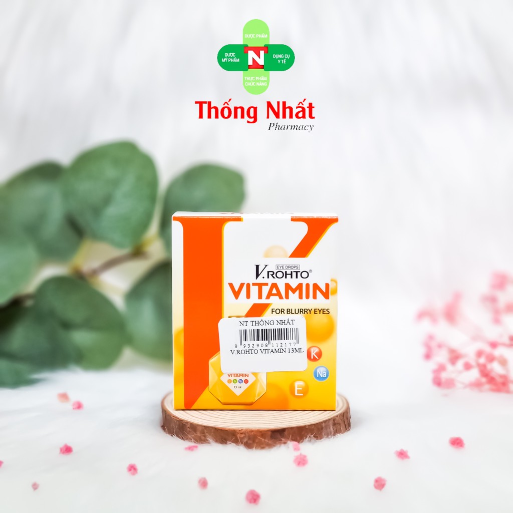 V rohto Nhỏ Mắt Bổ Sung Vitamin E, B6, NA, K Vrohto 13ml