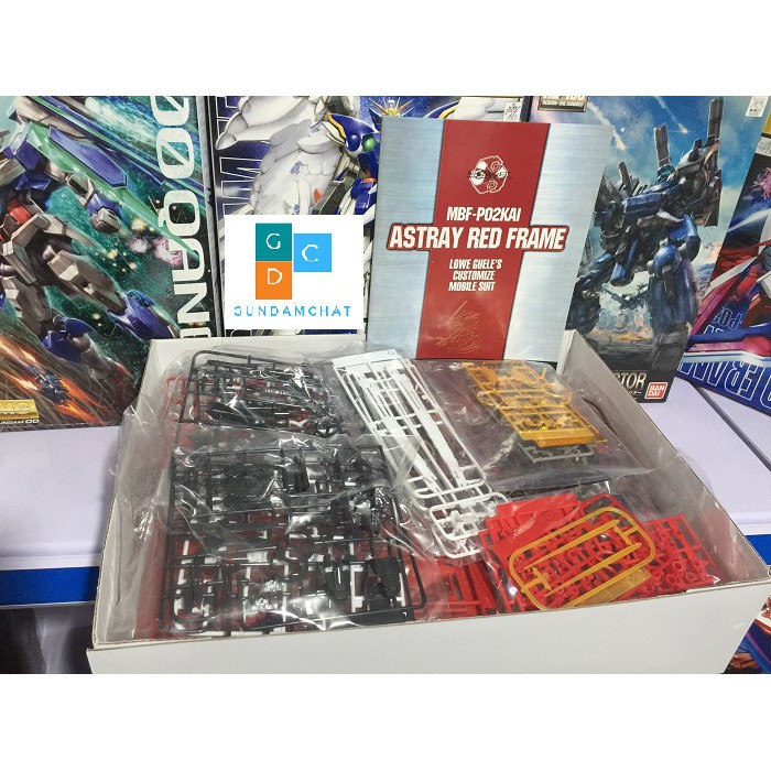 Mô Hình Lắp Ráp gundam MG 1/100 Astray Red Frame Kai JiJia + Dụng cụ lắp ráp