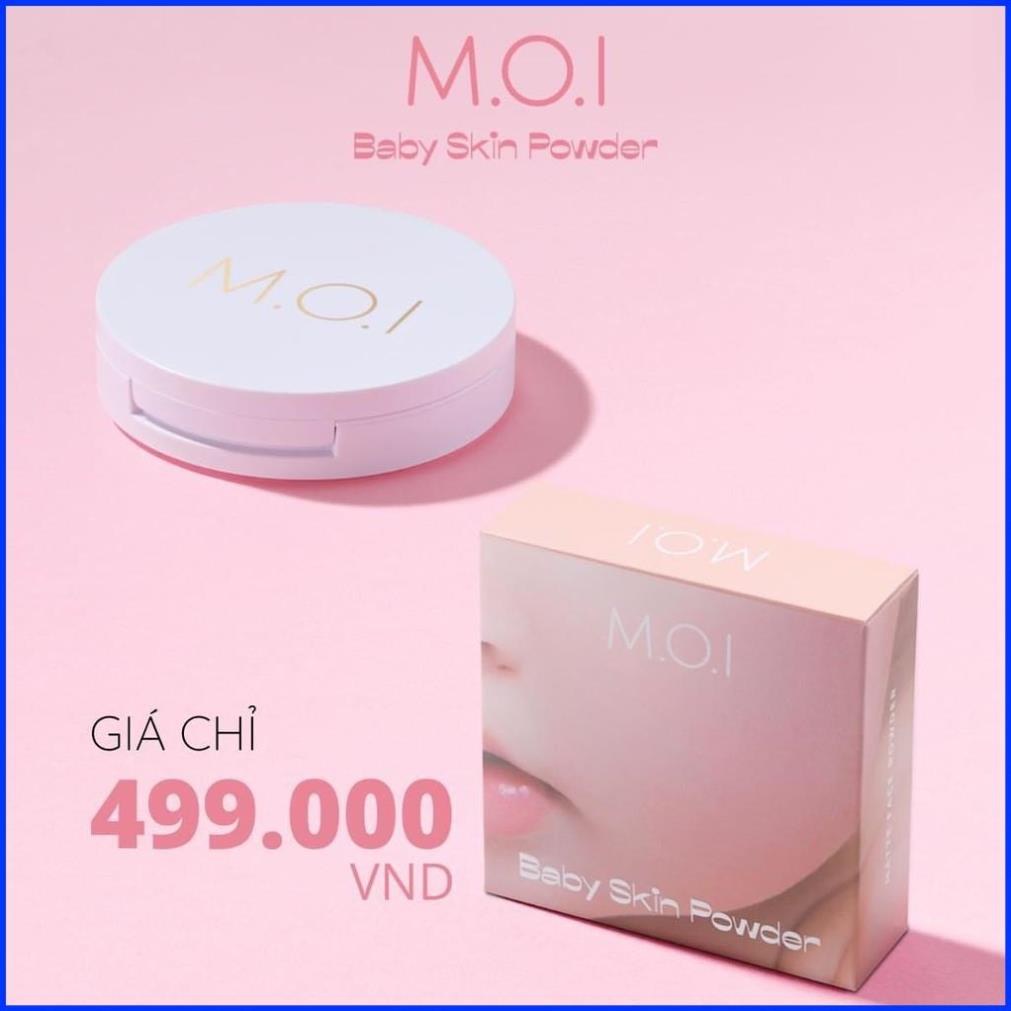 Combo Phấn phủ Baby Skin Powder & Phấn nước Baby skin cushion M.O.I  ( phiên bản mới)( tặng 1SET MINI PHỤC HỒI WEILAYYA) | BigBuy360 - bigbuy360.vn
