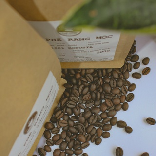 Cà Phê Rang Mộc 100% Robusta Xay Pha Phin 500g