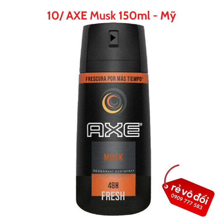 Xịt khử mùi toàn thân giành cho nam AXE Body Spray 150ml