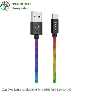 Cáp Sạc Hoco X26 Plus MICRO USB Cho Android Dây Dù Chông Đứt Dài 1M - BH 3 Tháng 1 Đổi 1 - Hoàng Yến Computer