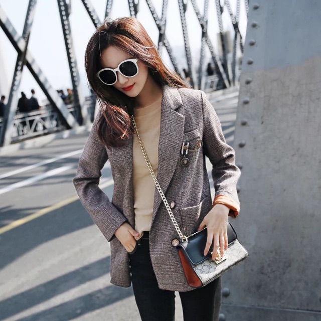 Áo vest dạ kẻ hàng loại 1 (kèm video thật) | BigBuy360 - bigbuy360.vn