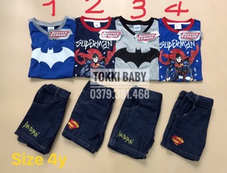 Set bộ siêu nhân cho bé trai